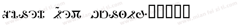 Times New RomanC字体转换